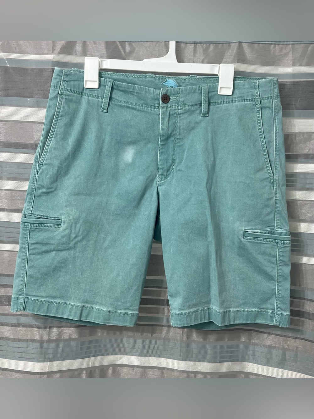 Tommy Bahama Teal 10-Inch Boracay Cargo Shorts